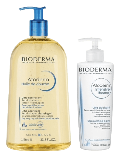 Atoderm Intensive Bioderma (żel pod prysznic i do kąpieli oraz olejek do mycia twarzy i ciała)